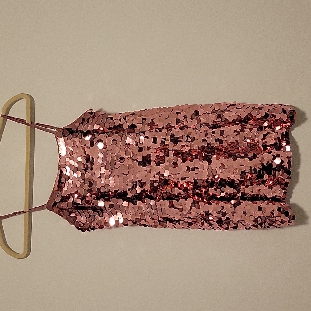 A New Day Pink Sequin Mini Dress